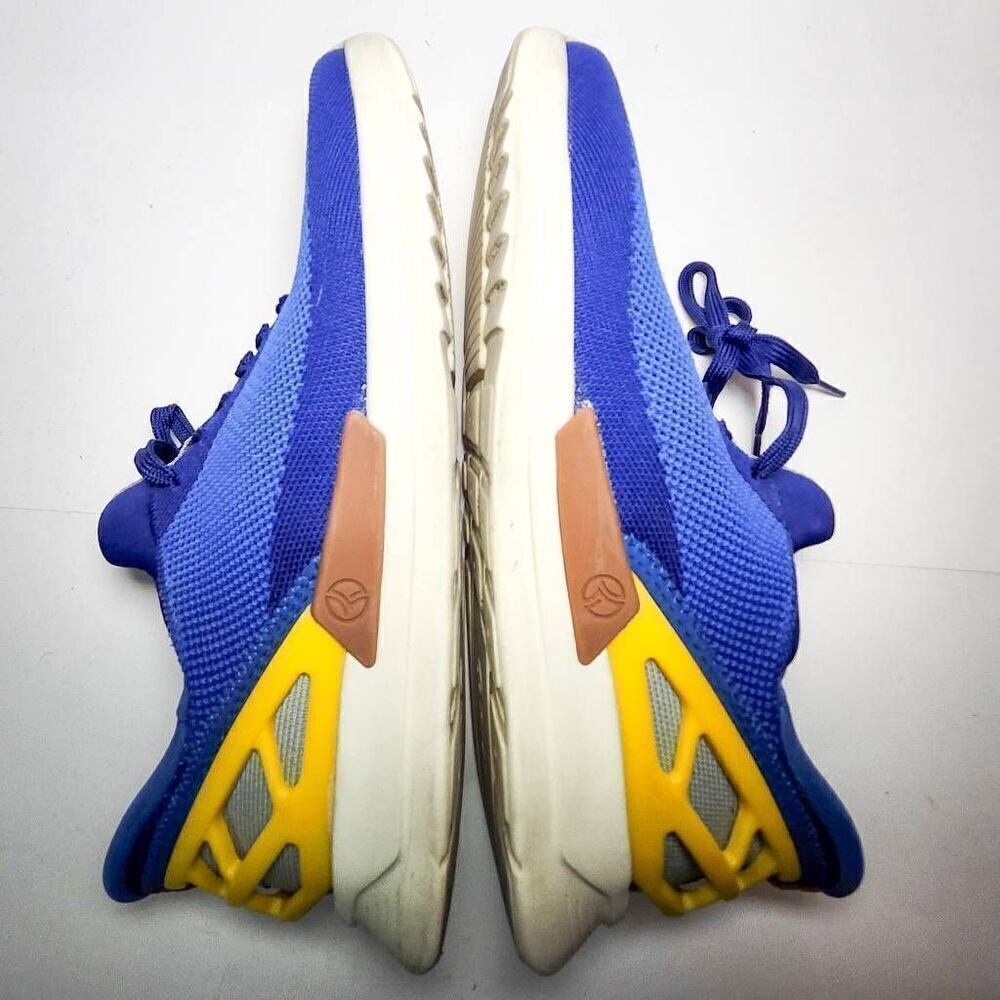 Kizik Athens Mens Hands Free Athletic Running Shoes Blue Yellow Size 7.5 M 9 W - Picture 4 of 7